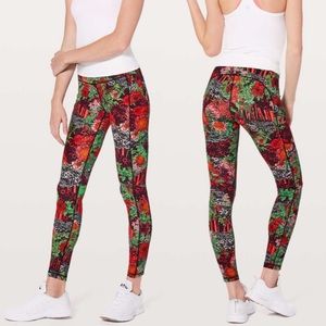 NWOT Lululemon Speed Up Tight in Zen Garden Multi